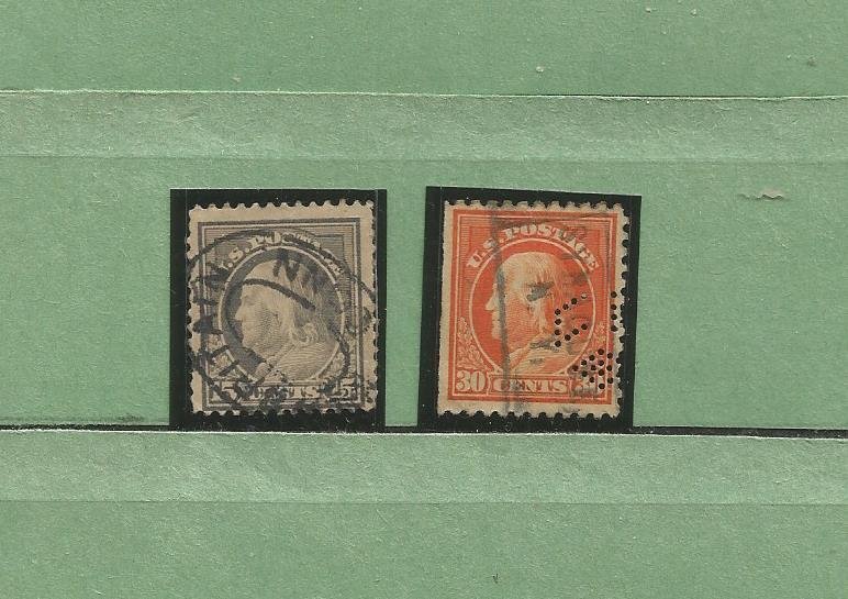 United States Postage Stamps Used