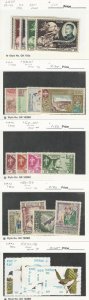 Laos, Postage Stamp, #18-22, 48-55 Hinged, 56-59, 373-8 Mint NH, JFZ