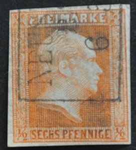 DYNAMITE Stamps: Prussia Scott #10 – USED