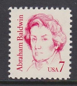 US 1850 Abraham Baldwin MNH 