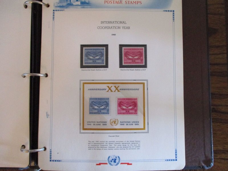 UN Collection White Ace Album - WDWPhilatelic (A1)