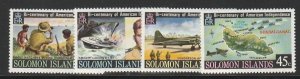 SOLOMAN ISLANDS #333-6MINT NEVER HINGED COMPLETE