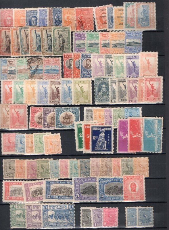 Uruguay stamp collection 1877/1940 very complete **/*  very high catalog value