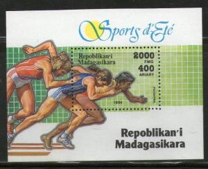 Malagasy 1994 Race Walking Sport Sc 1271  M/s MNH # 5598