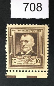 US STAMPS # 868 MINT OG NH LOT #708