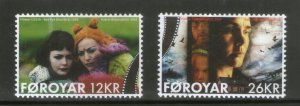 Faroe Islands 2020 Motion Pictures 125 Years Cinema Film 2v MNH # 2408