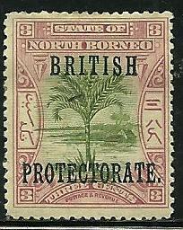 North Borneo # 107, Mint Hinge Remain