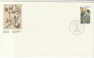 Canada 1985 Louis Herbert FDC Snake & Chalice Cancel Stamps Cover ref 21994