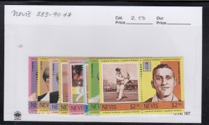 Nevis 383-90 Cricket mnh