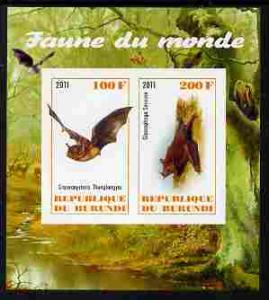Burundi 2011 Fauna of the World - Mammals (Bats #2) imper...