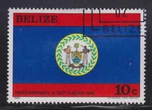 Belize 594 Independence Flag 1981 CTO