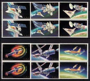 RAS AL KHAIMA 1972 - Space lab /complete set, pairs MNH