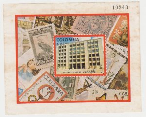 Colombia - 1971 - SC 855 - NH - Souvenir sheet - creases & stains