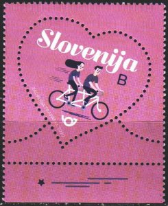 Slovenia. 2020. 1402. Valentine's Day, heart. MNH.