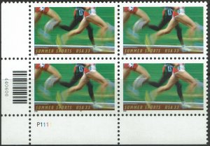 United States #3397 Plate Block MNH - Summer Sports (2000)