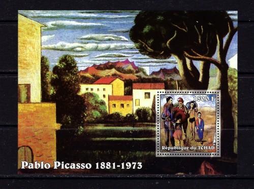 Chad 2002 Pablo Picasso souvenir sheet of 1 NH