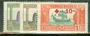 QJ: Tunisia B3-11 mint CV $280.50; scan shows only a few