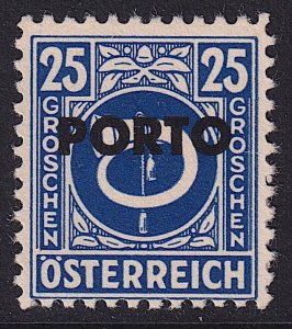 Austria - 1946 - Scott #J197 - MNH - Post Horn - overprint