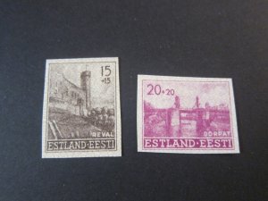 Estonia 1941 Sc NB1-2 MH