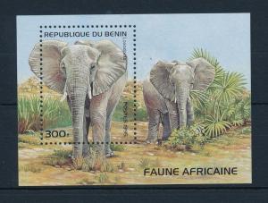 [31154] Benin 1995 Wild animals Mammals Elephant MNH Sheet