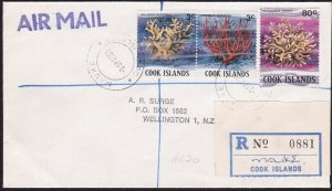 COOK IS 1983 registered cover to NZ ex MAUKE...............................A8570