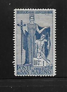 SAN MARINO, 87,  MINT HINGED, ALLEGORY-SAN MARINO SHELTERING GARIBALDING