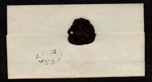 $German Stampless Cover, Lamspringe-Sesen, 1840