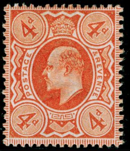 SG286 SPEC M27(1), 4d bright orange, M MINT. Cat £30. 