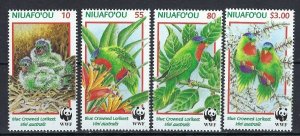 Tonga Niuafo'ou 202-05 MNH 1998 Birds (an8909)