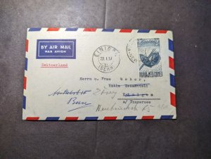 1957 Papua and New Guinea Airmail Cover to Einigen Germany