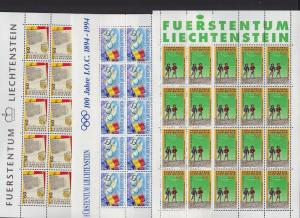 LIECHTENSTEIN, MINISHEETS 1994 Soccer, Olympic Committee, MN