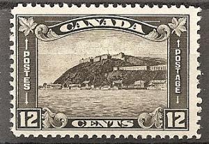 Canada  174 MNH 1930 12c gry blk The Citadel