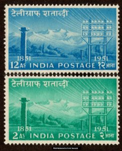 India Scott 246-247 Mint never hinged.