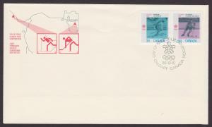 Canada 1112a pair on FDC 