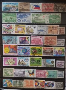 PHILIPPINES  Used Stamp Lot Collection T6081