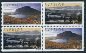 Sweden 2479 pane/2 ab pairs,MNH. EUROPE CEPT-2003.Views of Lapland.