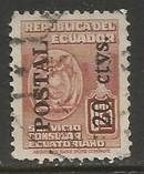 ECUADOR 548 VFU CH1-11-7