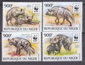 2015 Niger 3742-3745 WWF / Fauna 12,00 €