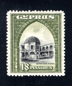 Cyprus, SC# 134,   VF,  Unused, Original Gum,  CV $55.00 .......1580150