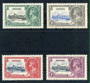 Grenada 1935 KGV Silver Jubilee set complete MNH. SG 145-148. Sc 124-127.