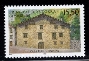 (French) Andorra Scott 514 MNH** 15.50 Franc Stamp