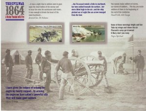 The Civil War: 1864 Sheet 12 - Stamps Scott 4910-11