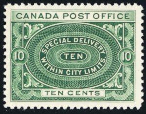 E1, Mint XF NH 10¢ Special Delivery Stamp - Stuart Katz