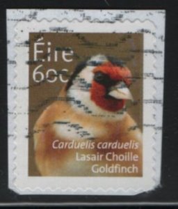 Ireland 2013 used Sc 1993 60c Goldfinch, on piece