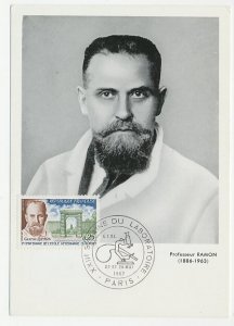 Maximum card France 1967 Gaston Ramon - Biologist - Veterinarian