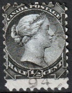 Canada Small Queen #34 Tiny Stamp VF,  (412)