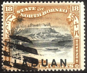 1897, Labuan 18c, Used, Sc 83