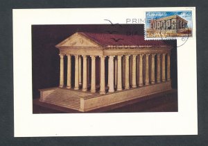 D456246 Spain Maximum Card Europa CEPT 1969 Buildings