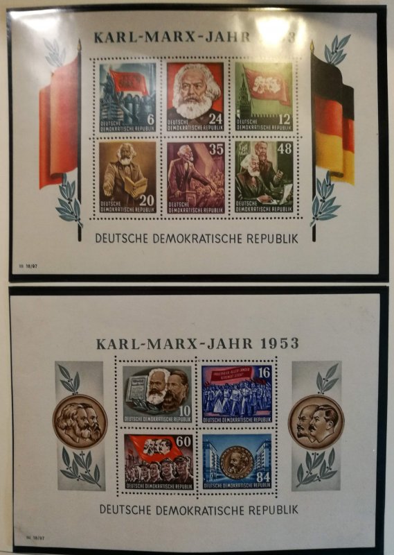 DDR 1949-1990,Sc#48; - 2852 MNH, complete collection, all sheets ..free shipping