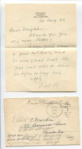 FRANCES F. CLEVELAND PRESTON Hand Penned & Signed Letter Free Frank Cover LV6386